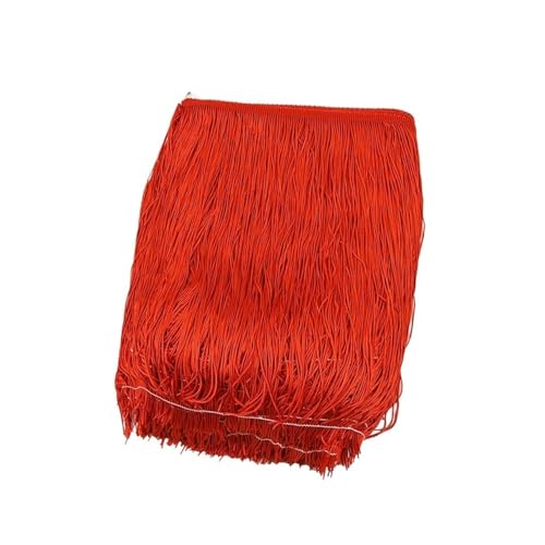 Fransenborte für Kleidung, Kleider, Vorhänge, Nähzubehör, dekoratives Spitzenband, Kleidungsbastelbedarf, 5 m, 30 cm (Nr. 8) von ESMENATZLS