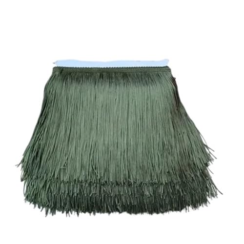 Fransenborte mit kurzen Quasten, 9 cm x 10 m, Spitze für selbstgemachte Vorhänge, Kleider, Nähfarben, Besätze, DIY-Zubehör (26) von ESMENATZLS