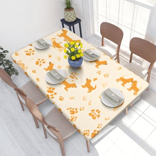 ESNAIUVCD Corgi Tischdecke, Corgi-Muster, ölbeständig, rechteckig, für Restaurants, Gartenpartys, 122 cm ESNAIUVCD Corgi Tischdecke, Corgi-Muster, ölbeständig, rechteckig, für Restaurants, Gartenpartys, 122 cm von ESNAIUVCD