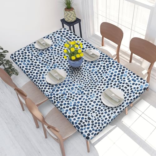 ESNAIUVCD Evil Eyes Print Evil Eyes Print Oil-Resistant Rectangular Table Cover,Restaurant Table Cover, Garden Party Table Cover(1.2 m) von ESNAIUVCD