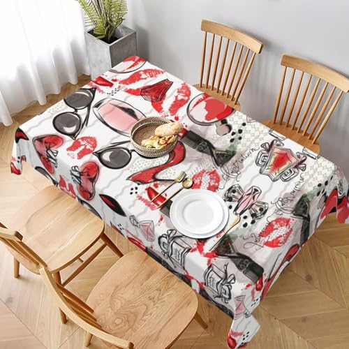 ESNAIUVCD Kosmetik-Tischdecke, Parfüm, Kunstdruck, 152,4 x 228,6 cm, auslaufsicher, strukturierter Stoff, für Innen- und Außenbereich und Feiern ESNAIUVCD Kosmetik-Tischdecke, Parfüm, Kunstdruck, 152,4 x 228,6 cm, auslaufsicher, strukturierter Stoff, für Innen- und Außenbereich und Feiern von ESNAIUVCD