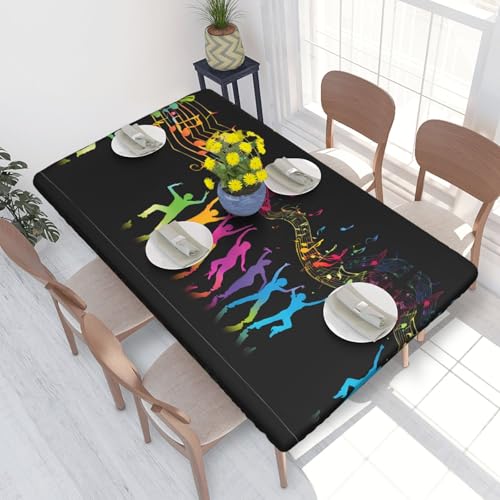 ESNAIUVCD Tanzen mit Musikdruck, ölbeständig, rechteckig, für Restaurants, Gartenpartys, 1,2 m ESNAIUVCD Tanzen mit Musikdruck, ölbeständig, rechteckig, für Restaurants, Gartenpartys, 1,2 m von ESNAIUVCD