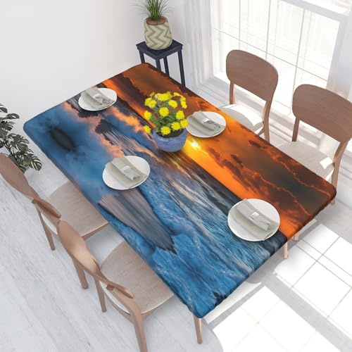 ESNAIUVCD Tischdecke, Motiv: Strand mit Sonnenuntergang, ölbeständig, rechteckig, für Restaurants, Gartenpartys, 1,2 m ESNAIUVCD Tischdecke, Motiv: Strand mit Sonnenuntergang, ölbeständig, rechteckig, für Restaurants, Gartenpartys, 1,2 m von ESNAIUVCD