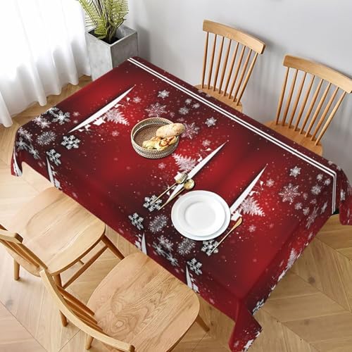 ESNAIUVCD Tischdecke mit Aufdruck "Happy New Year", 152,4 x 228,6 cm, auslaufsicherer, strukturierter Stoff, für Innen- und Außenbereich ESNAIUVCD Tischdecke mit Aufdruck "Happy New Year", 152,4 x 228,6 cm, auslaufsicherer, strukturierter Stoff, für Innen- und Außenbereich von ESNAIUVCD