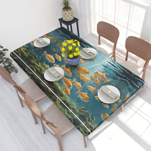 ESNAIUVCD Tischdecke mit Fischermotiv, ölbeständig, rechteckig, für Restaurants, Partys, 122 cm ESNAIUVCD Tischdecke mit Fischermotiv, ölbeständig, rechteckig, für Restaurants, Partys, 122 cm von ESNAIUVCD