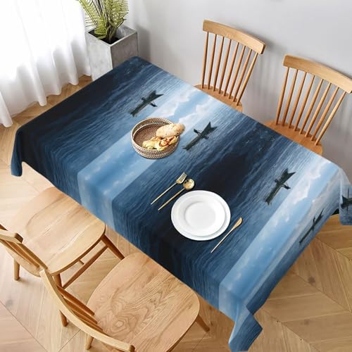 ESNAIUVCD Tischdecke mit Kreuzfahrtschiff-Druck, 152,4 x 228,6 cm, auslaufsicherer, strukturierter Stoff, für Innen- und Außenbereich und Feiern ESNAIUVCD Tischdecke mit Kreuzfahrtschiff-Druck, 152,4 x 228,6 cm, auslaufsicherer, strukturierter Stoff, für Innen- und Außenbereich und Feiern von ESNAIUVCD