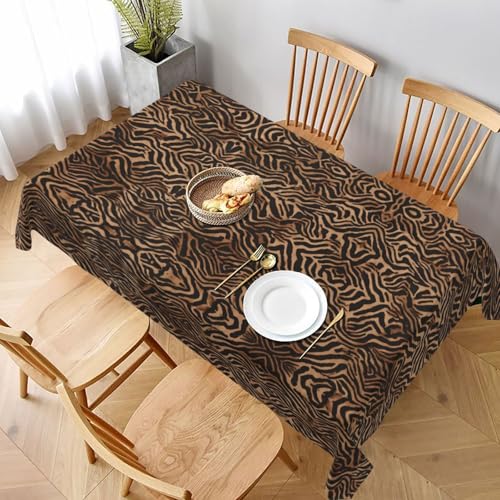 ESNAIUVCD Tischdecke mit Leopardenmuster, 152,4 x 228,6 cm, auslaufsicherer, strukturierter Stoff, für Innen- und Außenbereich ESNAIUVCD Tischdecke mit Leopardenmuster, 152,4 x 228,6 cm, auslaufsicherer, strukturierter Stoff, für Innen- und Außenbereich von ESNAIUVCD