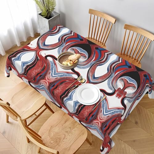 ESNAIUVCD Tischdecke mit Marmor-Druck, 152,4 x 228,6 cm, auslaufsicherer, strukturierter Stoff, für Innen- und Außenbereich und Feiern ESNAIUVCD Tischdecke mit Marmor-Druck, 152,4 x 228,6 cm, auslaufsicherer, strukturierter Stoff, für Innen- und Außenbereich und Feiern von ESNAIUVCD
