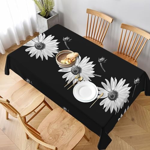 ESNAIUVCD Tischdecke mit Sonnenblumen-Druck, 152,4 x 228,6 cm, auslaufsicherer, strukturierter Stoff, für Innen- und Außenbereich und Feiern ESNAIUVCD Tischdecke mit Sonnenblumen-Druck, 152,4 x 228,6 cm, auslaufsicherer, strukturierter Stoff, für Innen- und Außenbereich und Feiern von ESNAIUVCD