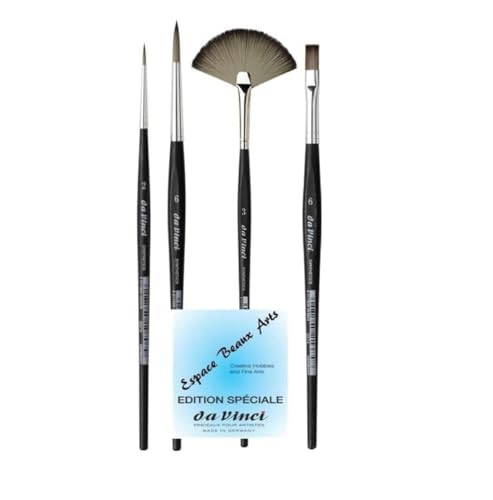 Pinsel rund Synthetik Serie 3373, NO. 2, 6 UND Serie 3374. Serie 473 von ESPACE BEAUX ARTS