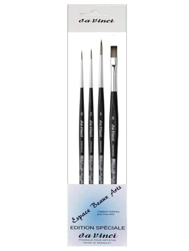 Serie 373 (3373), Set 3 Pinsel rund Synthetik, 0, 2, 4 und Serie 374 (3374) 6 von ESPACE BEAUX ARTS