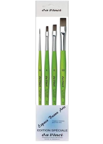 Serie 374, Set Pinsel flach Synthetik,4, 6,10 und Serie 373 no. 0 Serie 374, Set Pinsel flach Synthetik,4, 6,10 und Serie 373 no. 0 von ESPACE BEAUX ARTS