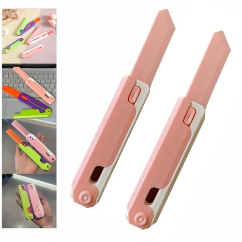 3D-Drucken Fidget Knife Spielzeug, 3D gedrucktes Schwerkraft-Messer-Zappelspielzeug,Karotte Schwerkraft Sensory Toy, Schmetterling Fidget-Messer Spielzeug (2PC-004#) von ESPRY