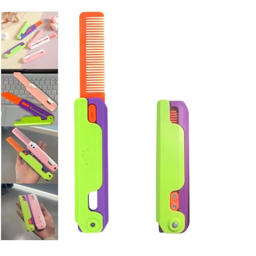 3D Printing Fidget Knife Toy, 3D Printed Gravity Knife Fidget Toy,Carrot Gravity Sensory Toy, Butterfly Fidget Knife Toy, Luminous Turnip Fidget Knife Toy, Stress Anxiety Relief Toy (1PC-001#) von ESPRY