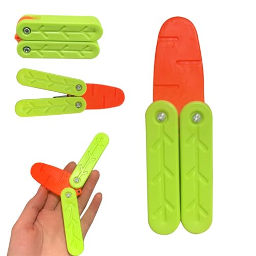 3D Printing Fidget Knife Toy, 3D Printed Gravity Knife Fidget Toy,Carrot Gravity Sensory Toy, Butterfly Fidget Knife Toy, Luminous Turnip Fidget Knife Toy, Stress Anxiety Relief Toy (1PC-1#) von ESPRY
