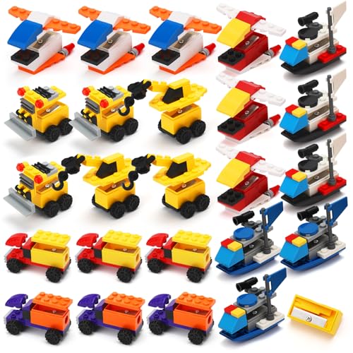 ESSALOO Kindergeburtstag Gastgeschenke Spitzer, 24 PCS Transport Baustein-Spitzer für Kinder, Ideales als Give Aways & Mitgebsel Kindergeburtstag 7/8/9/10 Jahre für Jungen und Mädchen,Transport ESSALOO Kindergeburtstag Gastgeschenke Spitzer, 24 PCS Transport Baustein-Spitzer für Kinder, Ideales als Give Aways & Mitgebsel Kindergeburtstag 7/8/9/10 Jahre für Jungen und Mädchen,Transport von ESSALOO