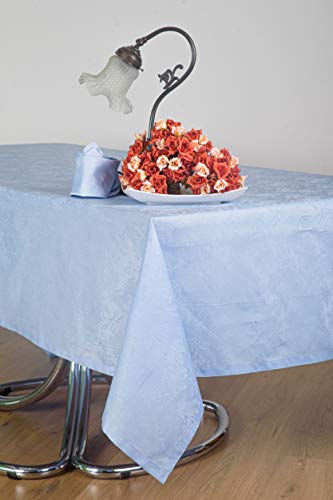 ESSE HOME - Linie Confestyl – Tischdecke – Tischdecke – rechteckig für 6 Personen – Flandra Jacquard reine Baumwolle – Made in Italy – handwerkliches Produkt – IRIS 598 (150 x 180, Tischdecke ESSE HOME - Linie Confestyl – Tischdecke – Tischdecke – rechteckig für 6 Personen – Flandra Jacquard reine Baumwolle – Made in Italy – handwerkliches Produkt – IRIS 598 (150 x 180, Tischdecke von ESSE HOME