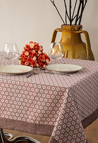 ESSE HOME - Tischdecke schmutzabweisend, rechteckig, für 8 Personen – Cinzia 137 (140 x 210, 16 – 27) von ESSE HOME