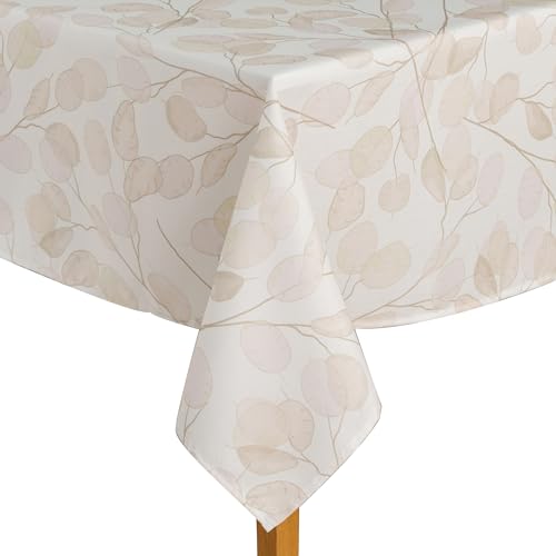 ESSEX - Tischdecke Stems, 110 x 160 cm, Tischtuch, 100% Polyester, Abwaschbar, Blätter - Beige ESSEX - Tischdecke Stems, 110 x 160 cm, Tischtuch, 100% Polyester, Abwaschbar, Blätter - Beige von ESSEX