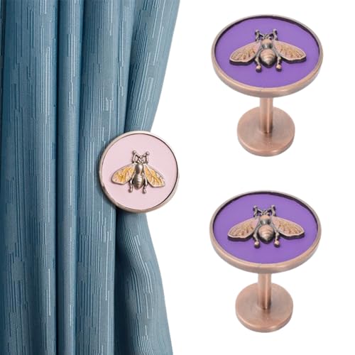 ESSMOKO Raffhalter Für Gardinen Leder-Bienenscheibe Vorhang-Zurrseilhaken Zinklegierung Vorhang-Dock Wandhaken Stanzmontage Geeignet Für Kinderzimmer – Lila ESSMOKO Raffhalter Für Gardinen Leder-Bienenscheibe Vorhang-Zurrseilhaken Zinklegierung Vorhang-Dock Wandhaken Stanzmontage Geeignet Für Kinderzimmer – Lila von ESSMOKO