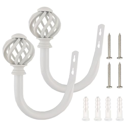 ESSMOKO Raffhalter Für Gardinen Vorhanghalter Wandhaken Spiralhaken Fensterdekoration Zubehör Vorhanghalter - Weiß ESSMOKO Raffhalter Für Gardinen Vorhanghalter Wandhaken Spiralhaken Fensterdekoration Zubehör Vorhanghalter - Weiß von ESSMOKO