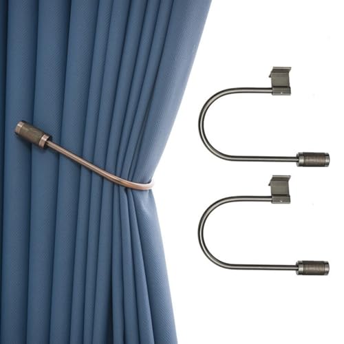 ESSMOKO Raffhalter Für Vorhänge Vorhang-Aufbewahrungshaken Wandhaken Großer Wandhaken Vorhang-Befestigungshaken – Schwarz ESSMOKO Raffhalter Für Vorhänge Vorhang-Aufbewahrungshaken Wandhaken Großer Wandhaken Vorhang-Befestigungshaken – Schwarz von ESSMOKO