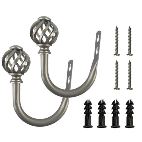 ESSMOKO Raffhalter Für Vorhänge Vorhanghalter Wandhaken Spiralhaken Fensterdekoration Zubehör Vorhanghalter - Grau ESSMOKO Raffhalter Für Vorhänge Vorhanghalter Wandhaken Spiralhaken Fensterdekoration Zubehör Vorhanghalter - Grau von ESSMOKO