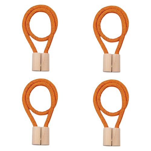 ESSMOKO Vorhang-Raffhalter im Holzstil, magnetische Schnalle, Vorhangklammern, Seilhalter – Eisenoxidrot ESSMOKO Vorhang-Raffhalter im Holzstil, magnetische Schnalle, Vorhangklammern, Seilhalter – Eisenoxidrot von ESSMOKO