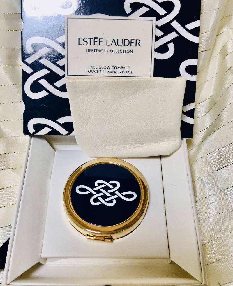 Sehr Seltene Estée Lauder Heritage Collection Cheek Stain/Blusher/Face Glow in Einem Sanften Pfirsichton Mit Glitter Und Glimmer von ESTEEFINDS4U