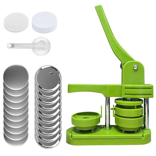 58 mm Abzeichen-Hersteller-Maschinen-Set, komplettes DIY-Knopf-Maker-Set, DIY-Pressabzeichen mit 100 Knöpfen und Kreisschneider für Charaktere, Kinder-Geschenk-Pin-Maker 58 mm Abzeichen-Hersteller-Maschinen-Set, komplettes DIY-Knopf-Maker-Set, DIY-Pressabzeichen mit 100 Knöpfen und Kreisschneider für Charaktere, Kinder-Geschenk-Pin-Maker von ESTTO