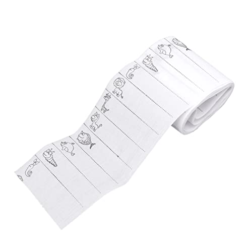 100 Gitter -Cartoon -Muster -Namen Bezeichnungen Einfaches Manipulieren exquisite schöne weiße Name Tag für Kinder von ETAINGYEUN
