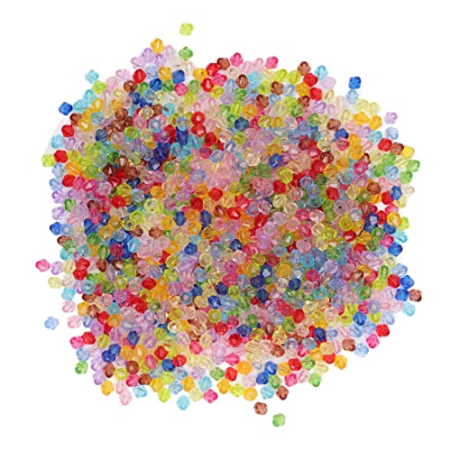 2000pcs facettierte Perlen zarte Handarbeit Handweite Acrylperlen kleine Lochperlen basteln Schmuckversorgungen von ETAINGYEUN