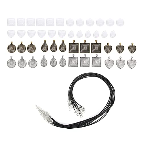 60pcs Handarbeit Halskette Basisfach Anhänger Form Kettenschmuck, das Accessoire für das Handwerk und Dekoration versorgt 60pcs Handarbeit Halskette Basisfach Anhänger Form Kettenschmuck, das Accessoire für das Handwerk und Dekoration versorgt von ETAINGYEUN
