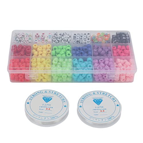 Armbandperlen lebendige Farben entwickeln Intelligenz Handwerker Armband Kreation Acrylhandwerksperlen für einige Menschen und Handarbeitsliebhaber von ETAINGYEUN