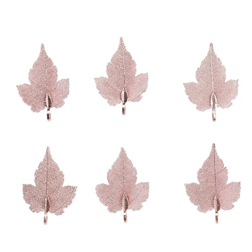 Blatt Anhänger Handarbeit einzigartige Dekorationen Partys Zinklegierung rosa 6 Stück Haushalt Blatt Anhänger Handarbeit einzigartige Dekorationen Partys Zinklegierung rosa 6 Stück Haushalt von ETAINGYEUN