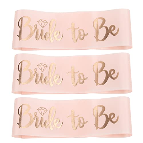 Braut, um elegante Goldschriften Polyester zarte Textur für die Brautparty stabil zu sein Braut, um elegante Goldschriften Polyester zarte Textur für die Brautparty stabil zu sein von ETAINGYEUN