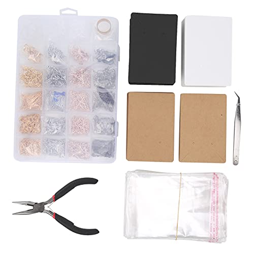 DIY -Ohr -Making -Kit Komplettes Set -Handwerk Schmuckversorgungen mit Displaykarten und Werkzeugen DIY -Ohr -Making -Kit Komplettes Set -Handwerk Schmuckversorgungen mit Displaykarten und Werkzeugen von ETAINGYEUN