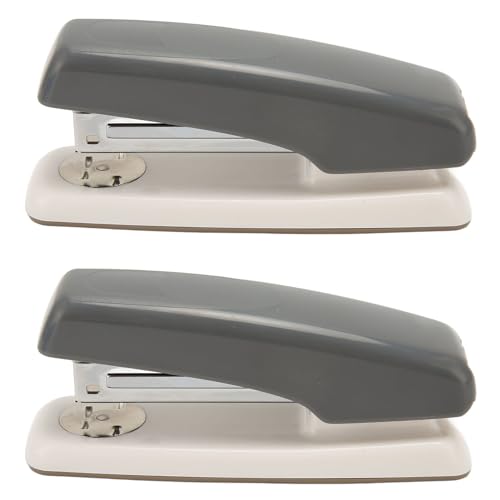 Desktop Stapler großer Kapazität Nicht -Schlupf -Ergonomisches Design für Büromaterialien (Grau) von ETAINGYEUN