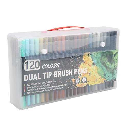 ETAINGYEUN 120 Farben Doppelkopf Fine Tipps Marker 0,4 mm Feinspitze Marker Stifte mit transparenten Box Erwachsenen Einige Menschen Malbücher ausfärbung ETAINGYEUN 120 Farben Doppelkopf Fine Tipps Marker 0,4 mm Feinspitze Marker Stifte mit transparenten Box Erwachsenen Einige Menschen Malbücher ausfärbung von ETAINGYEUN