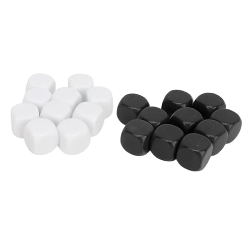 ETAINGYEUN 20 PCs Handarbeit Aufkleber Würfel Stabiler Kunststoff glätteter Haut sechsseitiger Würfel ETAINGYEUN 20 PCs Handarbeit Aufkleber Würfel Stabiler Kunststoff glätteter Haut sechsseitiger Würfel von ETAINGYEUN