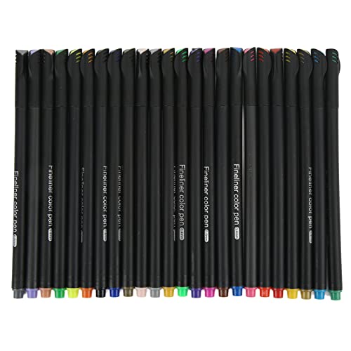 ETAINGYEUN 24 Fineliner -Farbstifte Set 0,4 mm Dünnspitze 24 Farben Aquarell Design Micro Line Stifte Präzise Steuermarker Stifte für Künstler Zeichnen Skizzieren ETAINGYEUN 24 Fineliner -Farbstifte Set 0,4 mm Dünnspitze 24 Farben Aquarell Design Micro Line Stifte Präzise Steuermarker Stifte für Künstler Zeichnen Skizzieren von ETAINGYEUN