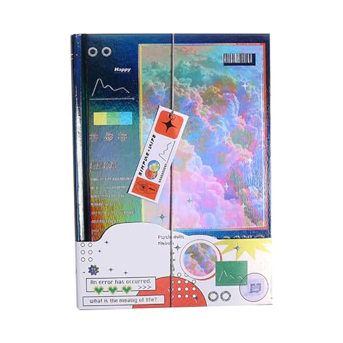 ETAINGYEUN Journal Notebook einzigartige exquisite Farbseite Handarbeit für Schüler Schulbüro von ETAINGYEUN