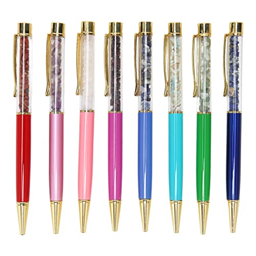 ETAINGYEUN Kristall Kugelschreiber modische farbenfrohe Bling -Kristallstifte für Hochzeits Heimschule Office Supplies 8pcs ETAINGYEUN Kristall Kugelschreiber modische farbenfrohe Bling -Kristallstifte für Hochzeits Heimschule Office Supplies 8pcs von ETAINGYEUN