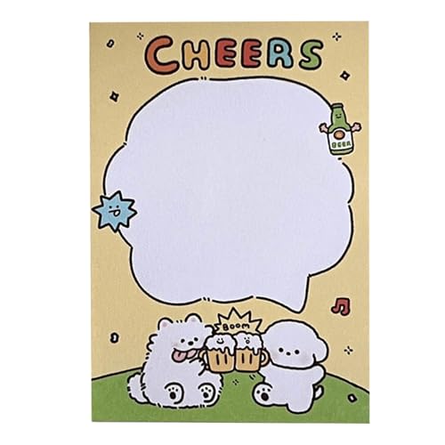 ETAINGYEUN Mini Scratch Pads süßes Cartoon Design zum Schreiben von Notizen Einige Leute Memo Papiere Pad Nicht -Klebstoffmaterial ETAINGYEUN Mini Scratch Pads süßes Cartoon Design zum Schreiben von Notizen Einige Leute Memo Papiere Pad Nicht -Klebstoffmaterial von ETAINGYEUN