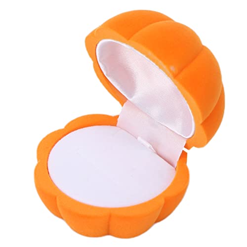 ETAINGYEUN Schmuck Souvenirs Box Ohrhörer Anhänger Display Aufbewahrungsbox Orange zum Geburtstag des Valentinstags Muttertags Geburtstag von ETAINGYEUN
