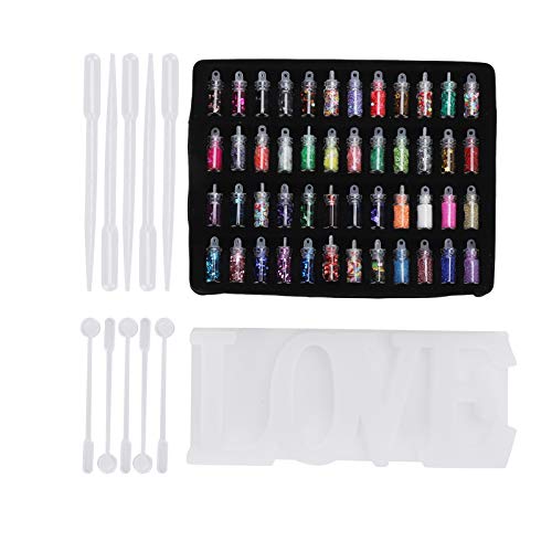 English Letter Pattern Silicone Form Handwork Craft Pendant Material Set for Decoration von ETAINGYEUN
