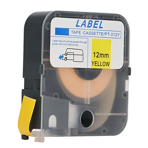 Etikettenklebeband selbstklebend gelb 12mm 26,2ft Clear Printing Long Dauermaterial für maximale Linienmaschine LM 380E LM 390A LM 370A LM 380A LM 380EZ Kommunikationsausrüstung: Etikettenklebeband selbstklebend gelb 12mm 26,2ft Clear Printing Long Dauermaterial für maximale Linienmaschine LM 380E LM 390A LM 370A LM 380A LM 380EZ Kommunikationsausrüstung: von ETAINGYEUN