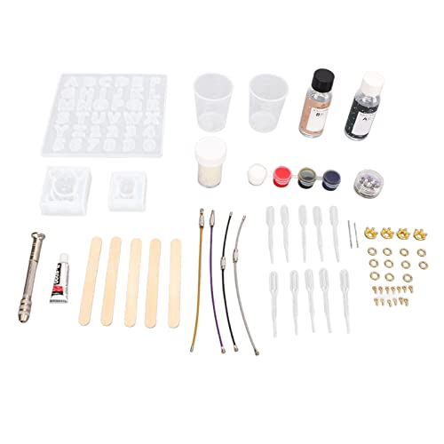 Harzschlüsselketten -Kit Easy Mix und Demold für Handarbeitskunsthandwerksprojekte Silikonbär Formalphanumeric A B Kleber Harzschlüsselketten -Kit Easy Mix und Demold für Handarbeitskunsthandwerksprojekte Silikonbär Formalphanumeric A B Kleber von ETAINGYEUN