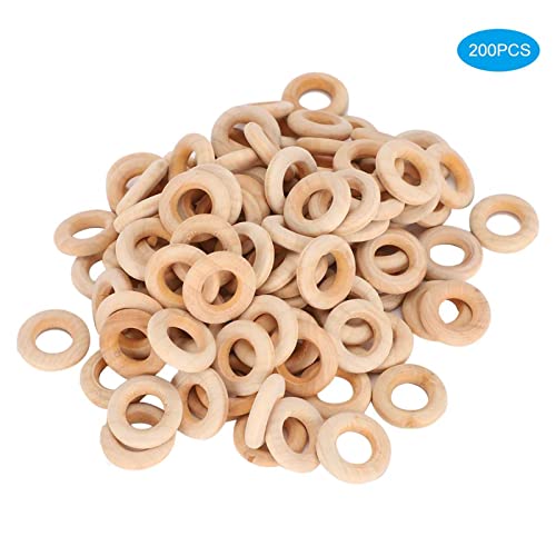 Hölzerne runde Holzhandwerk Handwerk Accessoire Schmuck Spielzeugdekoration 200pcs von ETAINGYEUN