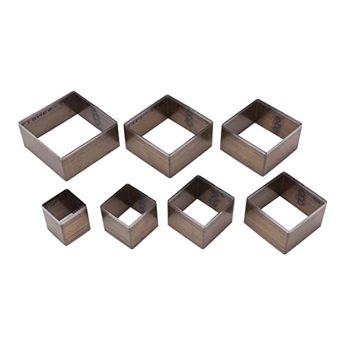 Hollow Punch Cutter Squared Design hoher Kohlenstoffstahl -Set Robus Wear Loch Loch Set für Lederhandwerk von ETAINGYEUN